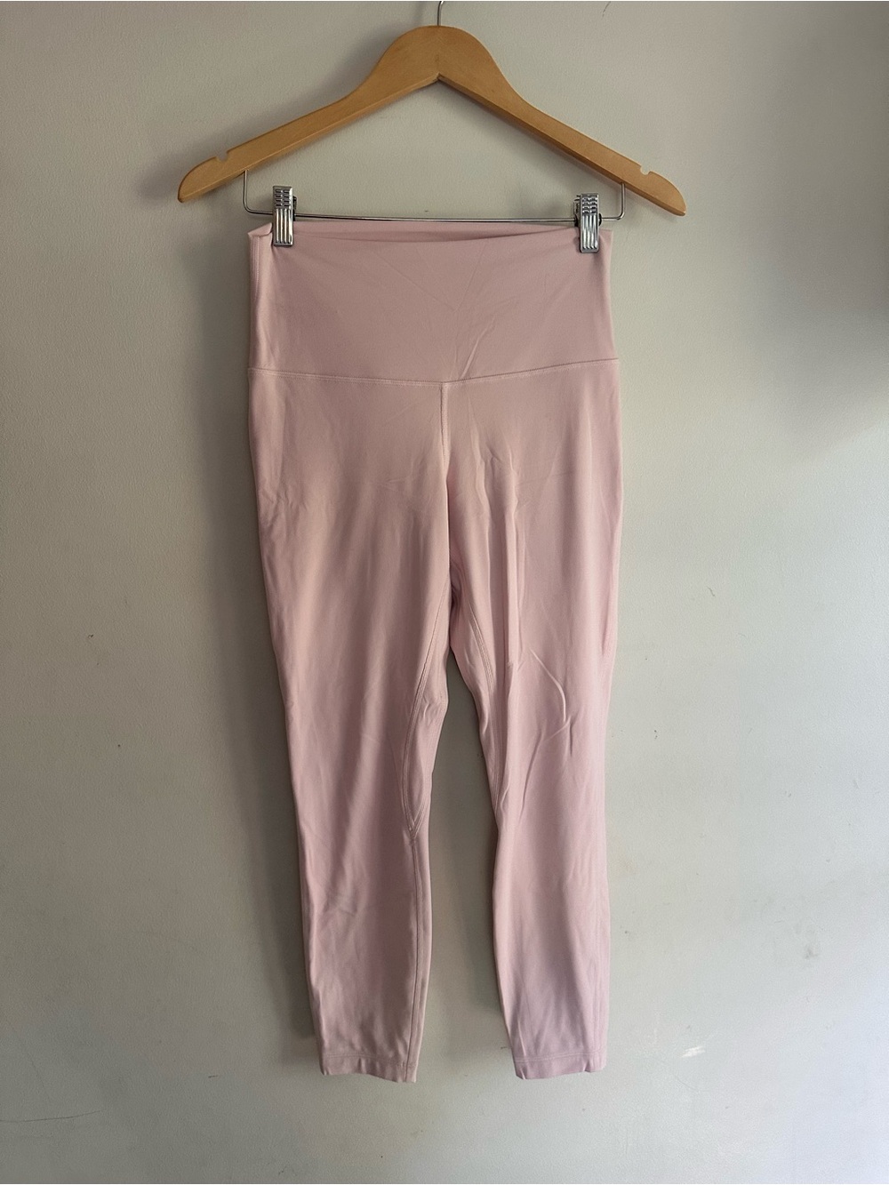 Lululemon Align High Rise 25" Leggings Pink Blossom Double Lined Size 8
